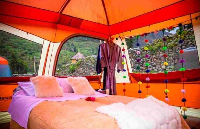 luxury camping inca trail to machu picchu