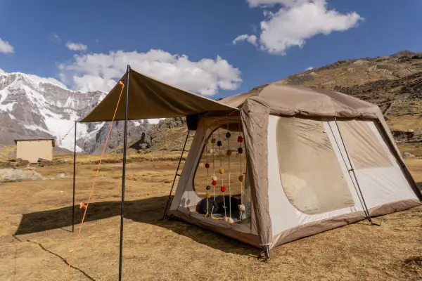 Glamping along the Inca trail