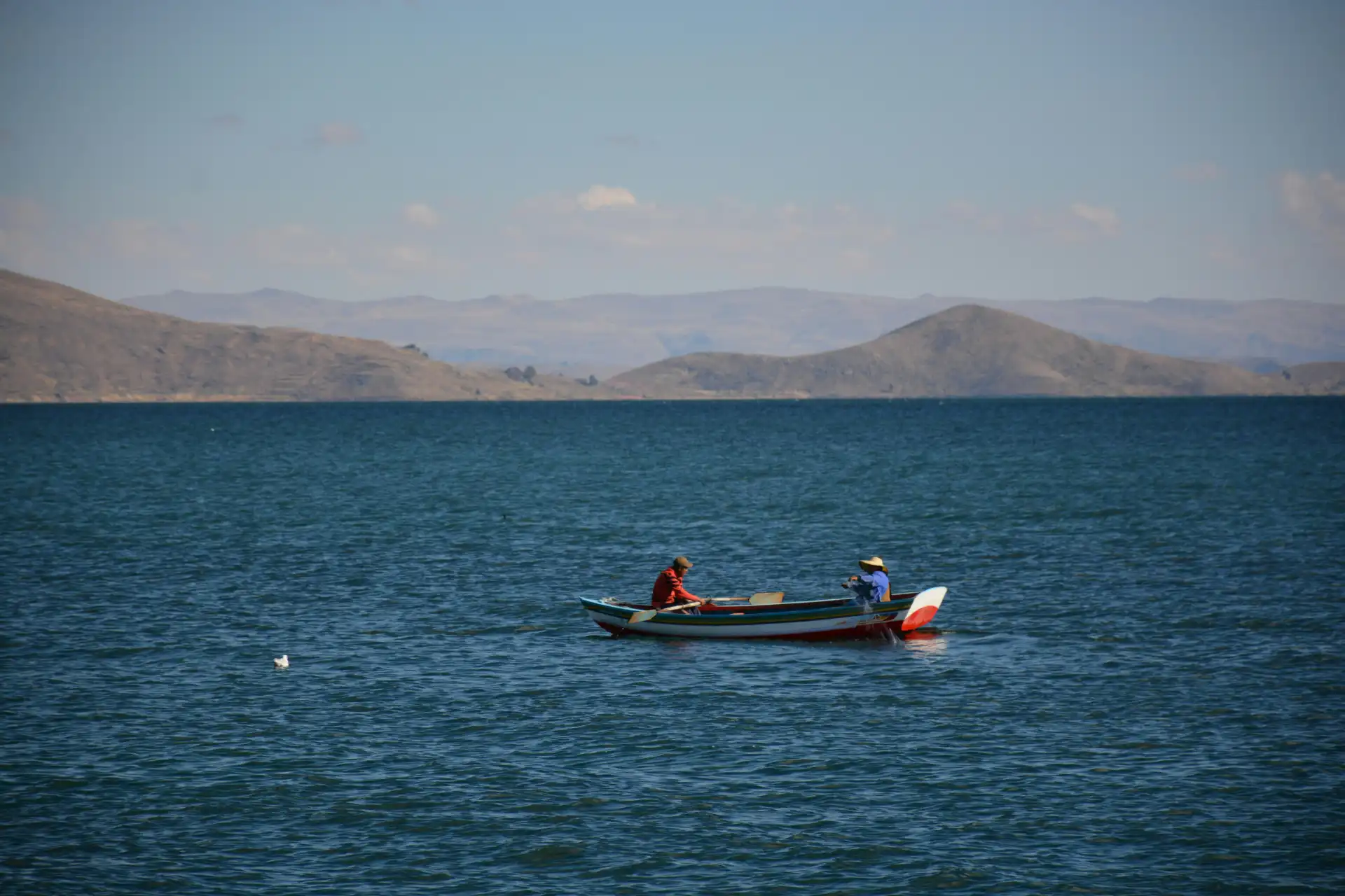 The Bolivian side of Lake Titicaca